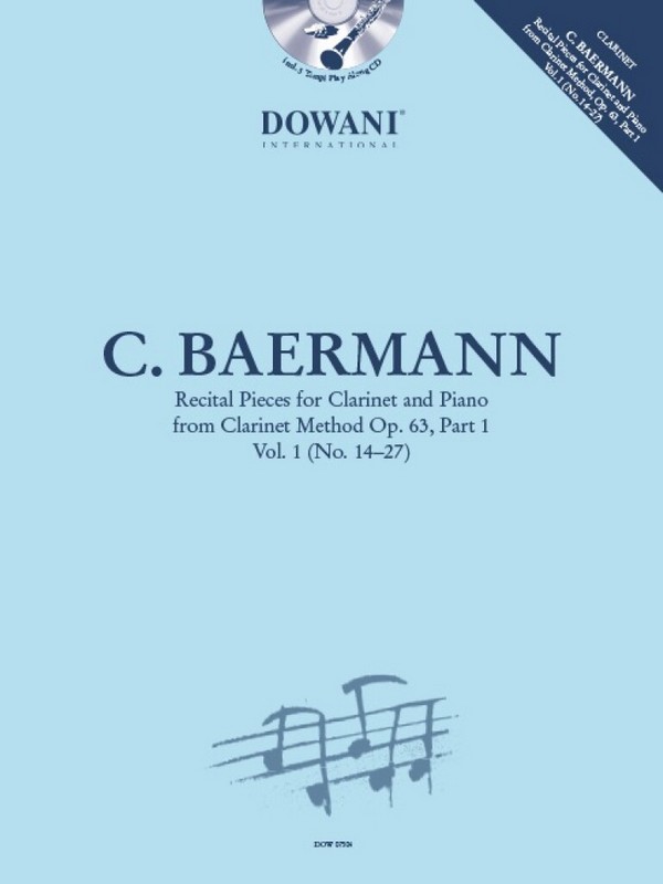Recital Pieces from Clarinet Method op.63,1 vol.1 (nos.14-27) (+CD)