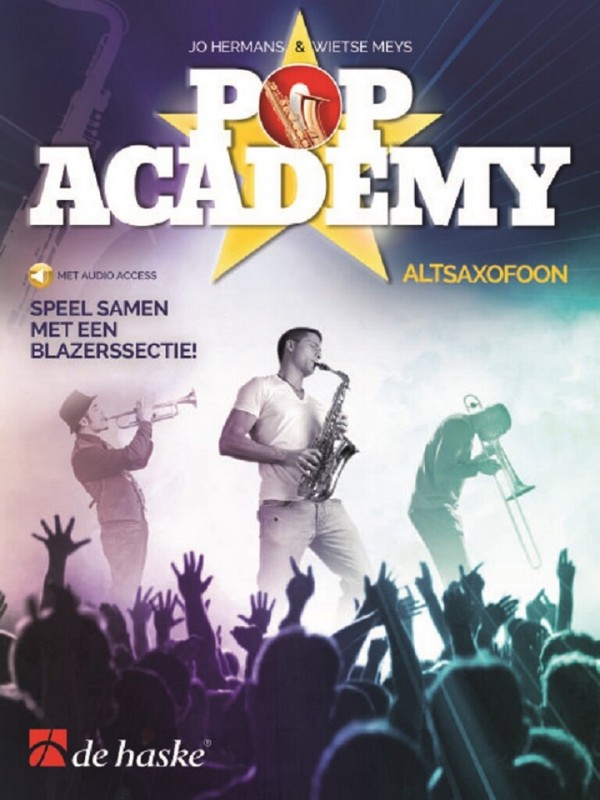Pop Academy (+Online Audio)&nbsp;&nbsp;für Altsaxophon (nl)&nbsp;&nbsp;