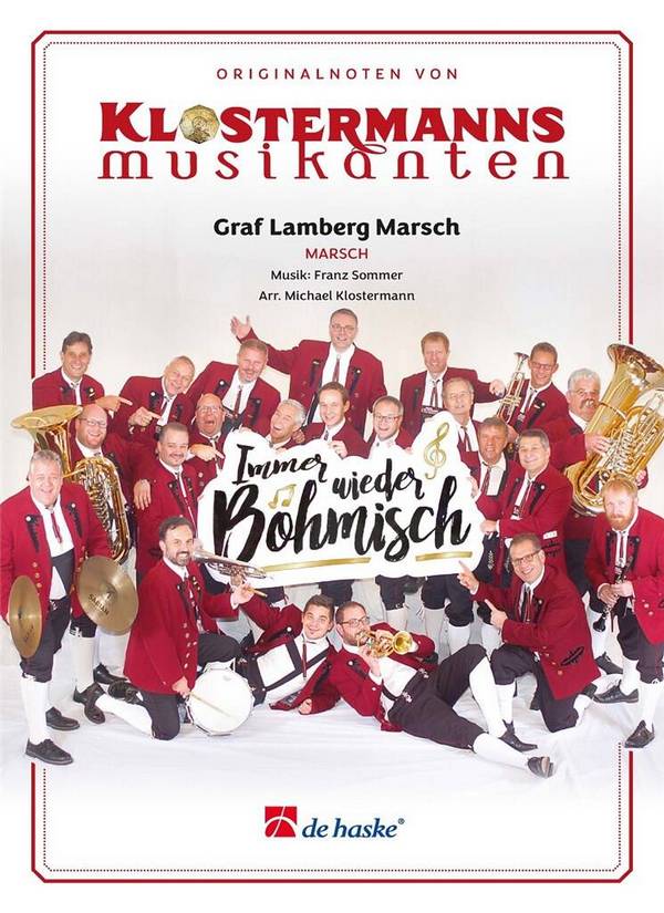 2133-18-010M Graf Lamberg Marsch  für Blasinstrumente  Direktion und Stimmen