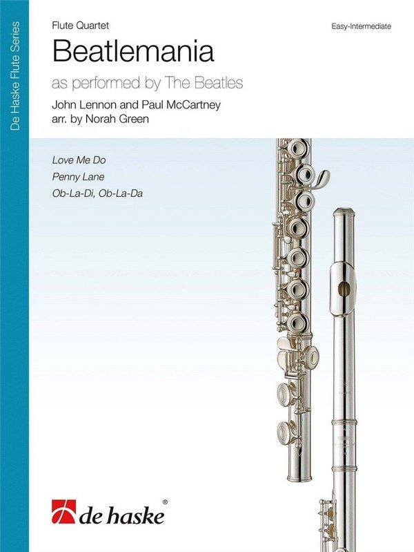 Beatlemania  for flute quartet  score and parts