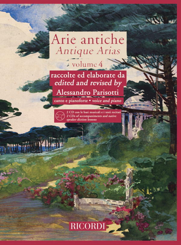 Arie antiche vol.4 (+2 CD's) per&nbsp;&nbsp;canto e pianoforte&nbsp;&nbsp;