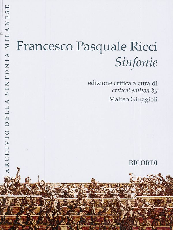 Francesco Pasquale Ricci, Sinfonie&nbsp;&nbsp;2 Violins, Viola, Oboe, Horn and BC&nbsp;&nbsp;Buch
