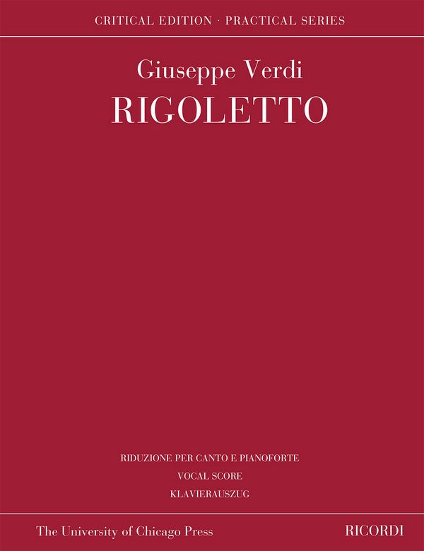 Rigoletto&nbsp;&nbsp;&nbsp;&nbsp;vocal score (it/en),  paperback