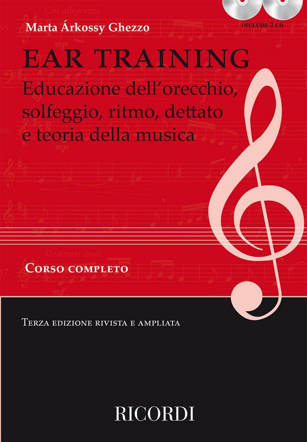 Ear Training - Educazione dell'orecchio, solfeggio&nbsp;&nbsp;Theory and Solfege&nbsp;&nbsp;Buch + 2 CDs
