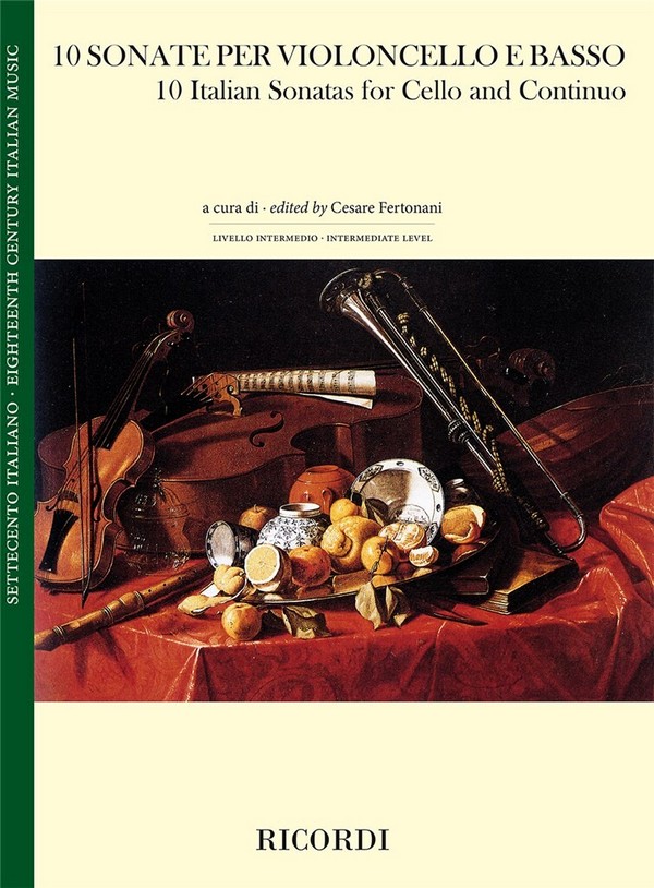 10 Italian Sonatas  for cello and bc  