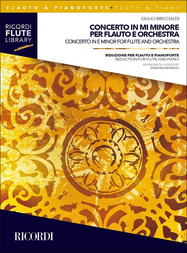 NR141573 Concerto in mi minore per flauto e orchestra  per flauto e pianoforte  