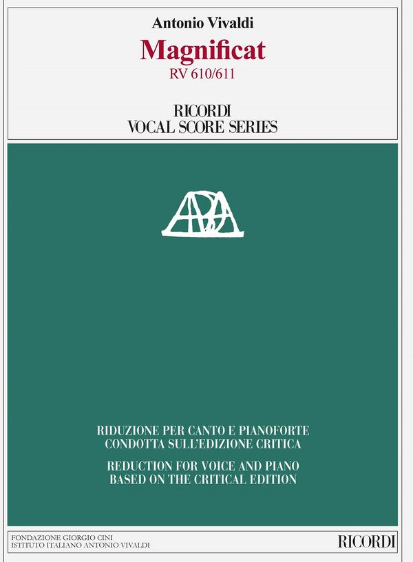 Antonio Vivaldi, Magnificat RV 610/611&nbsp;&nbsp;Voices and Piano&nbsp;&nbsp;Klavierauszug