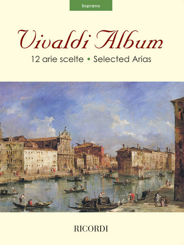 Vivaldi Album - 12 arie scelte&nbsp;&nbsp;for soprano and piano&nbsp;&nbsp; 
