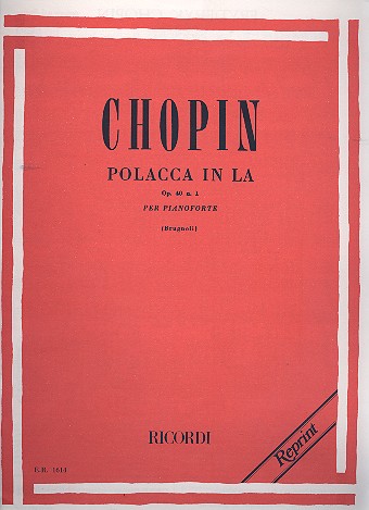 Polacca la maggiore op.40,1&nbsp;&nbsp;per pianoforte&nbsp;&nbsp;