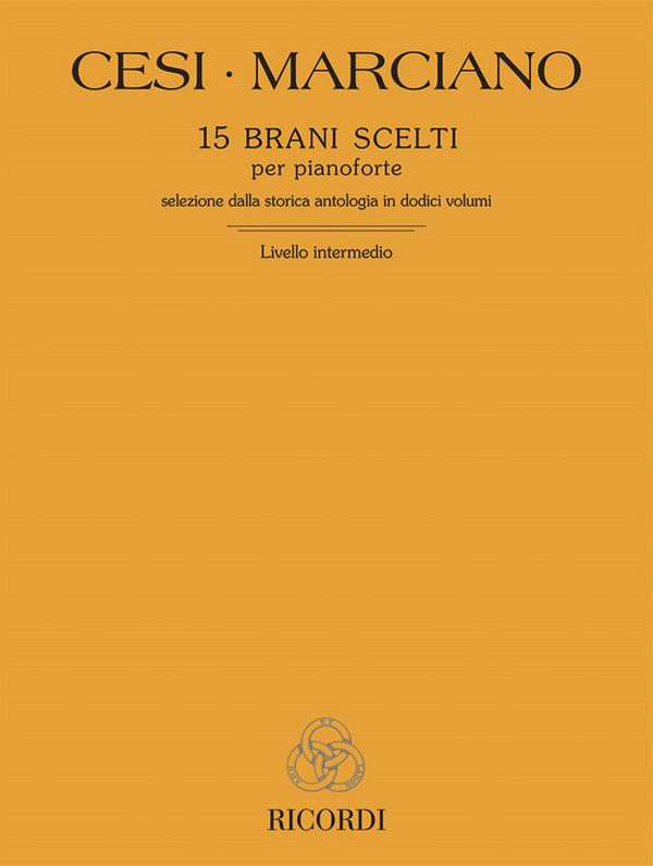 15 brani scelti livello intermedio per pianoforte  (it)  
