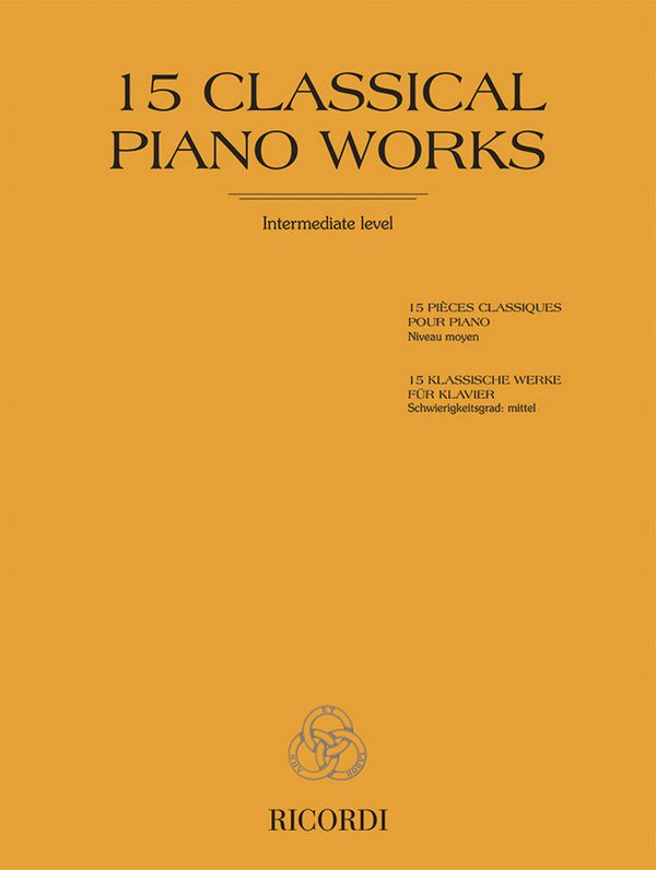 15 classical Piano Works - intermediate Level  (frz/dt/en)  