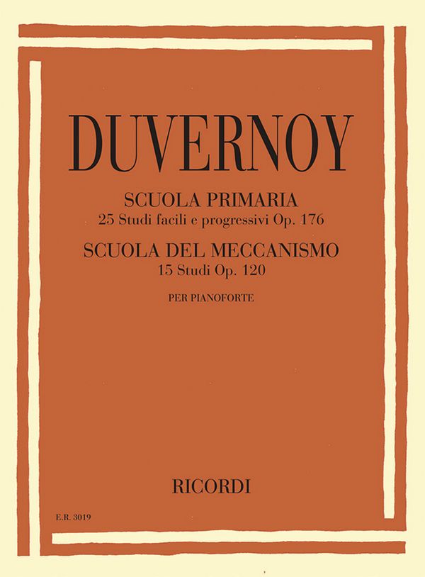 Scuola Primaria op.176 / Del Meccanismo op.120  per pianoforte  