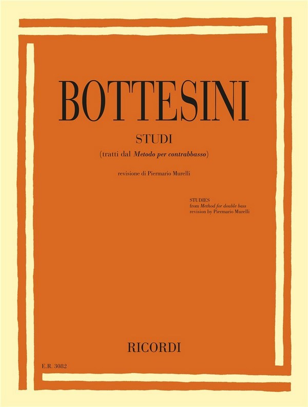Giovanni Bottesini, Studi (tratti dal 