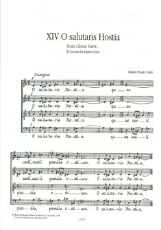 Gloria patri op. 17  gemischter Chor  Chorpartitur