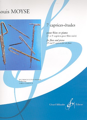 7 Caprices-études  pour flute et piano  