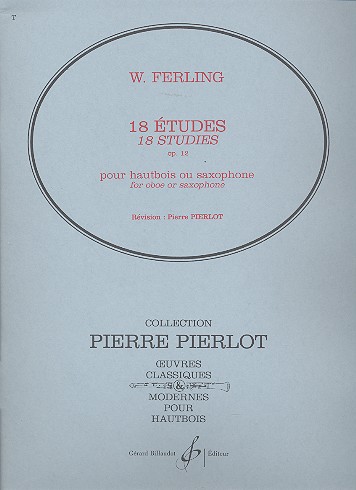 18 études op.12 pour hautbois    