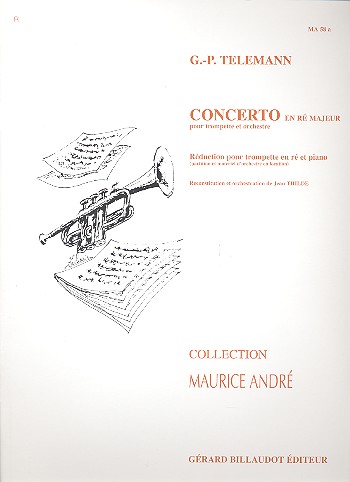 Concerto ré majeur pour trompette&nbsp;&nbsp;et orchestre trompette et piano&nbsp;&nbsp;