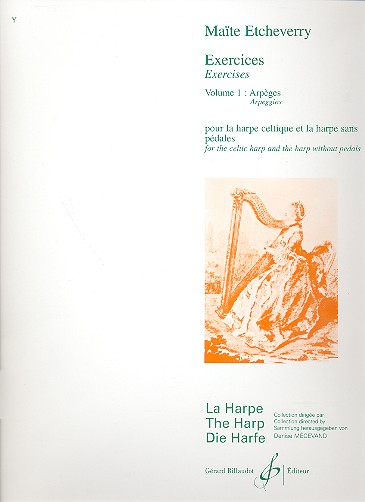 Exercises vol.1 arpèges&nbsp;&nbsp;pour la harpe celtique et la harpe&nbsp;&nbsp;sans pédales
