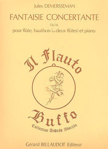 Fantaisie concertante op.36  pour 2 flutes (fl,ob) et piano  