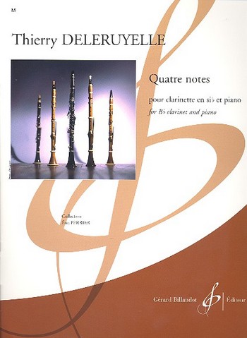 Quatre notes pour clarinette et piano&nbsp;&nbsp;&nbsp;&nbsp;