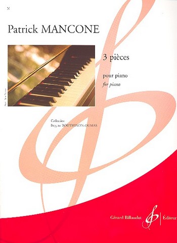 3 piéces &nbsp;&nbsp;pour piano&nbsp;&nbsp;