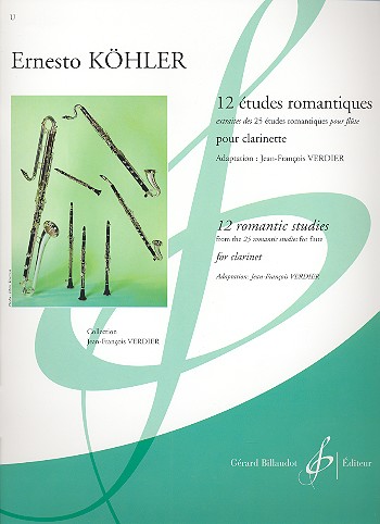 12 études mignonnes  pour clarinette  
