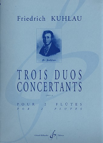 3 Duos concertants op.10  pour 2 flutes  partition