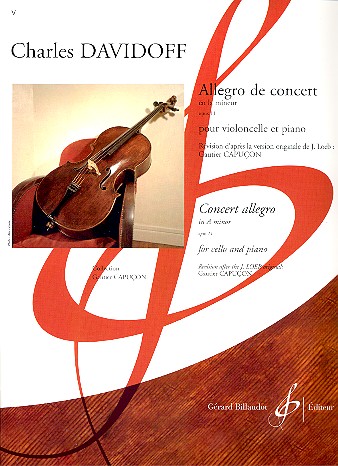 Allegro de concert en la mineur op.11&nbsp;&nbsp;pour violoncelle et piano&nbsp;&nbsp;