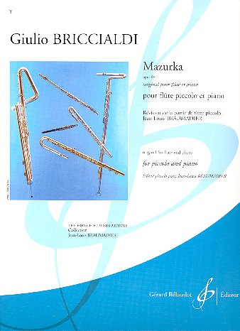 Mazurka op.88&nbsp;&nbsp;pour flute piccolo et piano&nbsp;&nbsp;