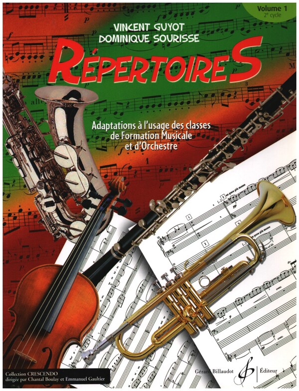 Répertoires vol.1  for strings and winds  score