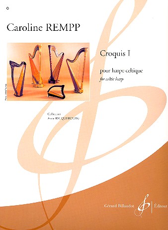 Croquis no.1 pour harpe celtique&nbsp;&nbsp;&nbsp;&nbsp;