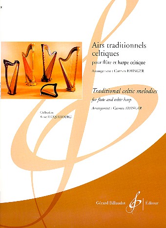 Air traditionelle celtiques pour&nbsp;&nbsp;flute et harpe celtique&nbsp;&nbsp;