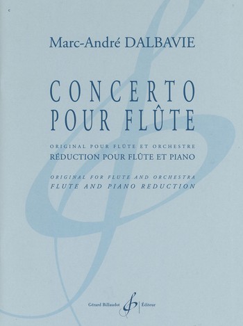 Concerto &nbsp;&nbsp;pour flûte et orchestre&nbsp;&nbsp;pour flûte et piano