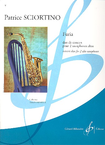 Furia pour 2 saxophones altos  partition  