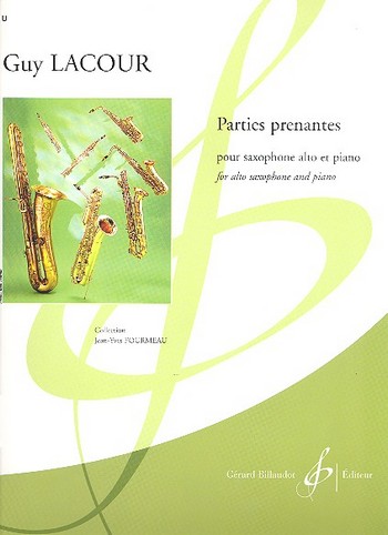 Parties prenantes pour&nbsp;&nbsp;saxophone alto et piano&nbsp;&nbsp;