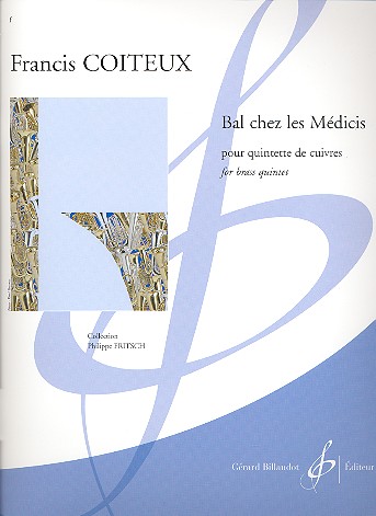 Bal chez les Médicis pour 2 trompettes,  cor, trombone et tuba (euphonium)  partition et parties