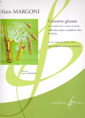 Concerto giocoso pour saxophone alto et orchestre de chambre  pour saxophone alto et piano  
