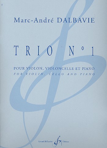 Trio no.1 pour violon, violoncelle et piano&nbsp;&nbsp;parties&nbsp;&nbsp;