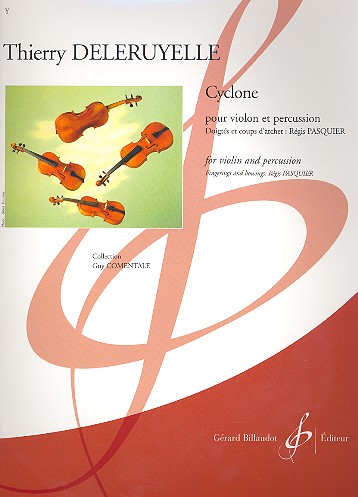 Cyclone pour violon et percussion&nbsp;&nbsp;partition et partie&nbsp;&nbsp;