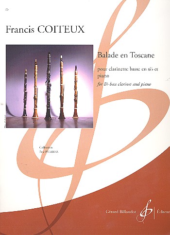 Balade en Toscane pour clarinette basse  et piano  