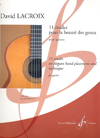 11 Études pour la beauté des gestes  pour guitare  