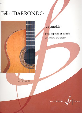 Urrundik pour soprano et guitare&nbsp;&nbsp;partition&nbsp;&nbsp;