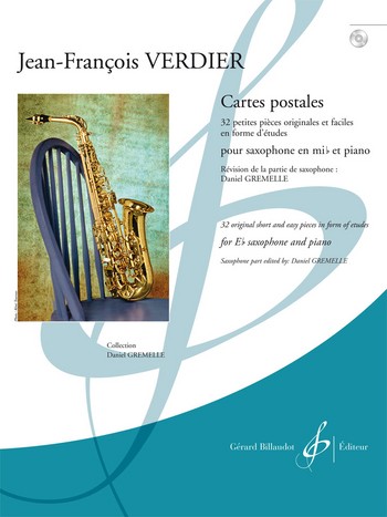 Cartes postales pour saxophone alto&nbsp;&nbsp;et piano&nbsp;&nbsp;