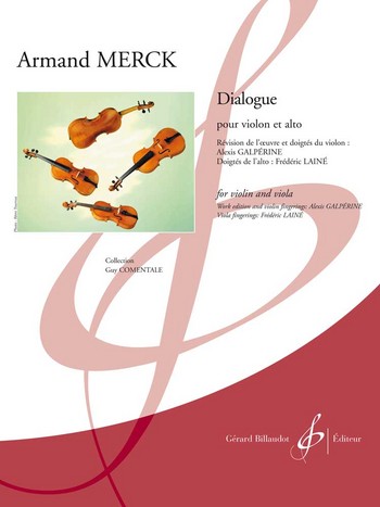 Dialogue pour violon et alto&nbsp;&nbsp;partition et parties&nbsp;&nbsp;