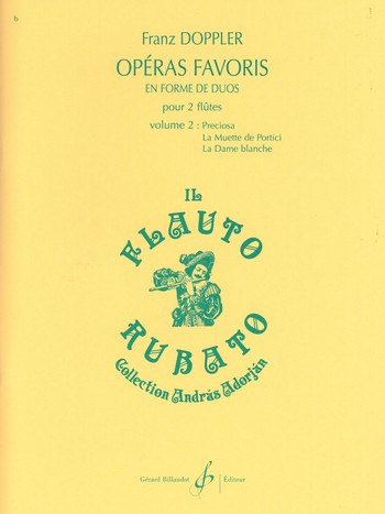 Opéras favoris en forme de Duos vol.2  pour 2 flutes  partition et parties
