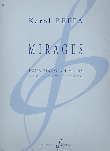 Mirages pour piano à 4 mains&nbsp;&nbsp;partition&nbsp;&nbsp;