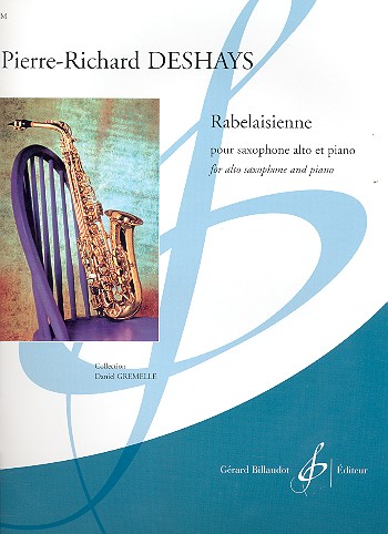 Rabelaisienne pour saxophone alto&nbsp;&nbsp;et piano&nbsp;&nbsp;