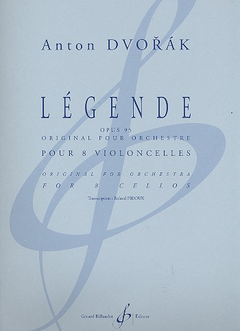 Legende op.95 pour 8 violoncelles  Partition et parties  