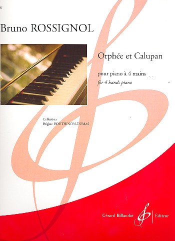 Orphée et Calupan pour piano à 4 mains  partition  