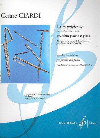 La capricieuse pour flûte piccolo et piano&nbsp;&nbsp;&nbsp;&nbsp;